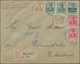 Deutsche Post In Marokko: 1905, 5 C Auf 5 (Pf) Germania Aufdruck In Frakturschrift Entwertet Mit K1 - Deutsche Post In Marokko