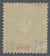 Deutsche Post In Der Türkei: 1884, Pfennig-Ausgabe 50 Pfg. Nachdruck Mit Aufdruck 2½ Piaster Und Pla - Turkse Rijk (kantoren)