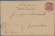 Deutsche Kolonien - Kiautschou - Mitläufer: 1901, Feldpostkarte Mit Interessantem Text "In Ermangelu - Kiautchou