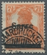 Deutsche Abstimmungsgebiete: Saargebiet: 1920, "7½ Pfg. Germania/Sarre Mit Aufdruck In Type II", Sau - Storia Postale