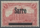 Deutsche Abstimmungsgebiete: Saargebiet: 1920, "1 Mk. Germania/Sarre Mit Doppeltem Aufdruck In Type - Briefe U. Dokumente