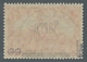 Deutsche Abstimmungsgebiete: Saargebiet: 1920, "1 Mk. Germania/Sarre Mit Aufdruckabarten IV Und V", - Lettres & Documents