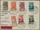 Deutsche Abstimmungsgebiete: Saargebiet: 1931, "Volkshilfe - Gemälde IV" Komplett Auf Zwei R-Briefen - Lettres & Documents