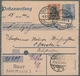 Deutsche Abstimmungsgebiete: Saargebiet - Ganzsachen: 1920/21, "20 Pfg. Germania/Saargebiet Mit Aufd - Ganzsachen