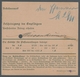 Deutsche Abstimmungsgebiete: Saargebiet - Ganzsachen: 1920, "40 Pfg. Grün Mit Aufdruck In Type III", - Entiers Postaux