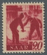 Saarland (1947/56): 1947, "20 Pfg. Saar I Mit Druck Auf Der Gummiseite", Postfrischer Wert Mit Zusät - Autres & Non Classés