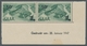 Saarland (1947/56): 1947, "50 Fr. Auf 1 Mk. Urdruck Mit Druckdatum", Postfrisches Eckrandpaar, Im Ra - Autres & Non Classés