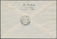 Saarland (1947/56): 1950, Europarat 25 Franc Und Die Seltene 200 Franc Luftpostmarke Als Eingeschrie - Sonstige & Ohne Zuordnung