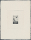 Saarland (1947/56): 1954, 15 Fr Saarmesse - 2 Künstlerblocks In Dunkelgrün Im Format 126x163mm Auf K - Sonstige & Ohne Zuordnung