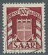 Saarland (1947/56) - Dienstmarken: 1949, "10 C. Bis 100 Fr. Wappen", Sauber Gestempelter Satz In Tad - Otros & Sin Clasificación