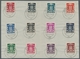 Saarland (1947/56) - Dienstmarken: 1949, "Wappen", Kompletter Satz Je Mit SAARBRÜCKEN 2 Vs 24.11.49 - Other & Unclassified