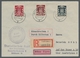 Saarland (1947/56) - Dienstmarken: 1949, "Wappen", überkompletter Satz (insgesamt 14 Werte) Auf Vier - Sonstige & Ohne Zuordnung