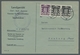 Saarland (1947/56) - Dienstmarken: 1949, "Wappen", Partie Von 14 Frankierten Belegen In überwiegend - Autres & Non Classés
