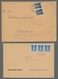 Saarland (1947/56) - Dienstmarken: 1949, "Wappen", Vier Portorichtige Frankierte Belege Ausschließli - Andere & Zonder Classificatie