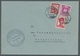 Saarland (1947/56) - Dienstmarken: 1949, "5, 12 Und 15 Fr. Wappen", Fünf Belege Mit Sehr Seltenen Ve - Autres & Non Classés