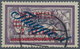 Memel: 1922, 3 M. Aufdruck „Flugpost”, Perfekt Zentriertes Und Gezähntes, Zentrisch Gestempelt Stück - Memelgebiet 1923
