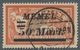 Memel: 1922, Aufruckausgabe 50 Mark Auf 2 Franc Mit Seltener Aufdruckvariante "weiter Abstand 3,2 Mm - Memelgebiet 1923