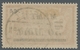 Memel: 1922, Aufruckausgabe 50 Mark Auf 2 Franc Mit Seltener Aufdruckvariante "weiter Abstand 3,2 Mm - Memel (Klaipeda) 1923