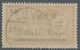 Memel: 1922, Aufruckausgabe 50 Mark Auf 2 Franc Mit Seltener Aufdruckvariante "weiter Abstand 3,2 Mm - Memel (Klaïpeda) 1923