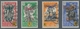 Dt. Besetzung II WK - Belgien - Flämische Legion: 1943,Flämische Legion Mit Flugzeugaufdruck 4 Werte - Besetzungen 1938-45
