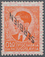 Dt. Besetzung II WK - Serbien: 1941, 0.50 D Rotorange Mit KOPFSTEHENDEM AUFDRUCK In Postfrischer Pra - Ocupación 1938 – 45