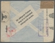 Zensurpost: 1940, Königin Wilhelmina 20 Cent Und 40 Cent Auf Luftpostumschlag Mit Britischer Und Deu - Sonstige & Ohne Zuordnung