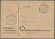 Alliierte Besetzung - Notausgaben: Britische Zone: ELMSHORN; 1945, Private Drucksachen-Notganzsachen - Sonstige & Ohne Zuordnung