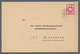 Sowjetische Zone - Ost-Sachsen: 1945, Ziffernausgabe 12 Pfennig Mit Postmeisterzähnung Auf Bedarfsbr - Sonstige & Ohne Zuordnung