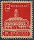 Sowjetische Zone - Ost-Sachsen: 1946, 6 Pfg Wiederaufbau Dunkelgraugrün Mit Zähnungsabart L 11 : 11½ - Autres & Non Classés