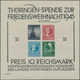 Sowjetische Zone - Thüringen: 1945, Großer Weihnachtsblock, SONDERDRUCK OHNE DRUCHSTICH, Papier X In - Sonstige & Ohne Zuordnung