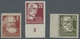 Sowjetische Zone - Allgemeine Ausgaben: 1948, Persönlichkeiten Partie Von 3 Tadellos Postfrischen We - Otros & Sin Clasificación