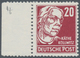 DDR: 1953, 20 Pfg. Köpfe II, Käthe Kollwitz Lebhatkarminrot Auf Gestrichenem Papier Mit Senkrechtem - Otros & Sin Clasificación