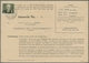 DDR: 1953, Wilhelm Pieck 1 Mark Auf Ausweis Für Den Bezug Von Briefmarken, Gestempelt AHRENSHAGEN üb - Sonstige & Ohne Zuordnung