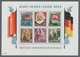 DDR: 1953, Karl-Marx Beide Blockpaare Tadellos Postfrisch, Mi. 400,- Euro. - Sonstige & Ohne Zuordnung
