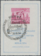 DDR: 1954, 20 Pfg. Briefmarkenausstellung Berlin-Block Mit ESST Und Sog. "Büttenrand" (durch Unschar - Altri & Non Classificati