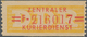 DDR - Dienstmarken B (Verwaltungspost A / Zentraler Kurierdienst): 1958, Wertstreifen Für Den ZKD, 2 - Otros & Sin Clasificación