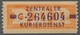 DDR - Dienstmarken B (Verwaltungspost A / Zentraler Kurierdienst): 1958, "(10 Pfg.) Orange/braunviol - Other & Unclassified