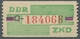 DDR - Dienstmarken B (Verwaltungspost A / Zentraler Kurierdienst): 1959, "(10 Pfg.) Smaragdgrün/brau - Otros & Sin Clasificación