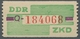 DDR - Dienstmarken B (Verwaltungspost A / Zentraler Kurierdienst): 1959, "(10 Pfg.) Smaragdgrün/brau - Andere & Zonder Classificatie