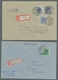 Delcampe - Berlin - Vorläufer: 1948, Zwölf Mit SBZ Maschinenaufdruck Oder/und "Köpfe I" Frankierte Belege Als V - Covers & Documents