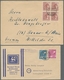 Berlin - Vorläufer: 1948, Acht Zehnfachfrankaturen "Kontrollrat I Und II" In Meist Guter Erhaltung - Cartas & Documentos