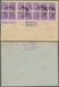 Delcampe - Berlin - Vorläufer: 1948, Acht Zehnfachfrankaturen "Kontrollrat I Und II" In Meist Guter Erhaltung - Cartas & Documentos