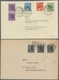 Berlin: 1948, "Schwarzaufdruck", Insgesamt Sechs Frankierte Belege Als Länder-MiF Mit SBZ "Maschinen - Sonstige & Ohne Zuordnung