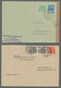 Berlin: 1949, "2 Bis 30 Pfg. Rotaufdruck", Kleine Zusammenstellung Von Elf Belegen Mit MiF Mit Baute - Otros & Sin Clasificación