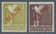 Berlin: 1949, Rotaufdruck 1 Und 2 Mark Postfrisch, Mi. 850,- Euro. - Andere & Zonder Classificatie