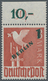 Berlin: 1949, Grünaufdruck 1 Mark Vom Platten-Oberrand Tadellos Postfrisch, Ungefaltet, Tiefst Geprü - Otros & Sin Clasificación
