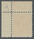 Bizone: 1945, "8 Pfg. Deutscher Druck Mit Vierstelliger Bogenzählnummer In Rot", Postfrischer Eckran - Andere & Zonder Classificatie