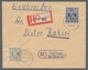 Bizone: 1945, AM-Post Deutscher Druck 80 Pfennig (abgelöst Und Mit Falz Befestigt) Als Attraktive Mi - Other & Unclassified