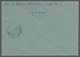 Bizone: 1945, AM-Post Deutscher Druck 1 Mark Als Besonders Attraktive Mischfrankatur Mit Drei Weiter - Autres & Non Classés