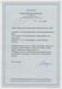 Bizone: 1948, 6 Pfg Arbeiter/Bandaufdruck In Blau, Sogenannter "Bonner Fehldruck", Rechtes Randstück - Otros & Sin Clasificación